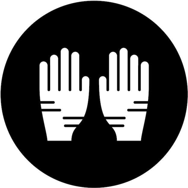 Electrician Gloves Icon Style