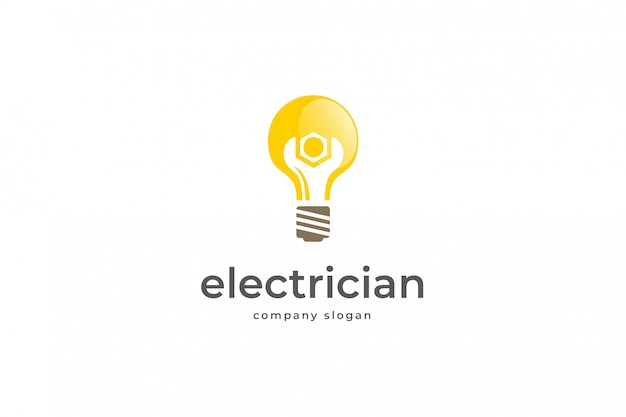 Electrician logo template