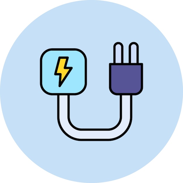 Electricity icon vector image Can be used for Renewable Energy