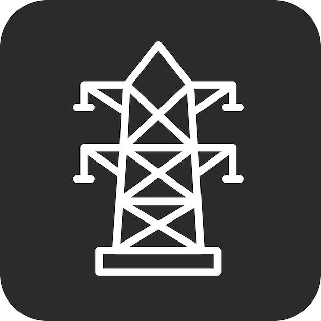 Electricity vector icon illustration of Renewable Energy iconset