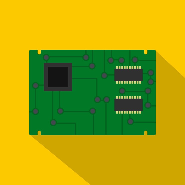 Vector electronic board icon. flat illustration of electronic board vector icon for web