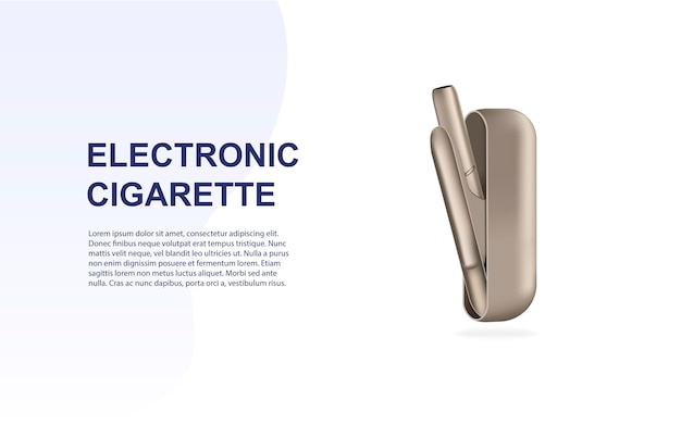 Electronic cigarette set Smoking white device heating tobacco systemnewest electronic cigarette