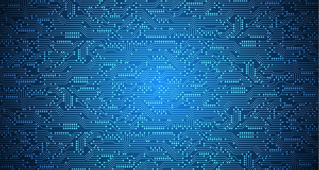 Electronic circuit design complex background.