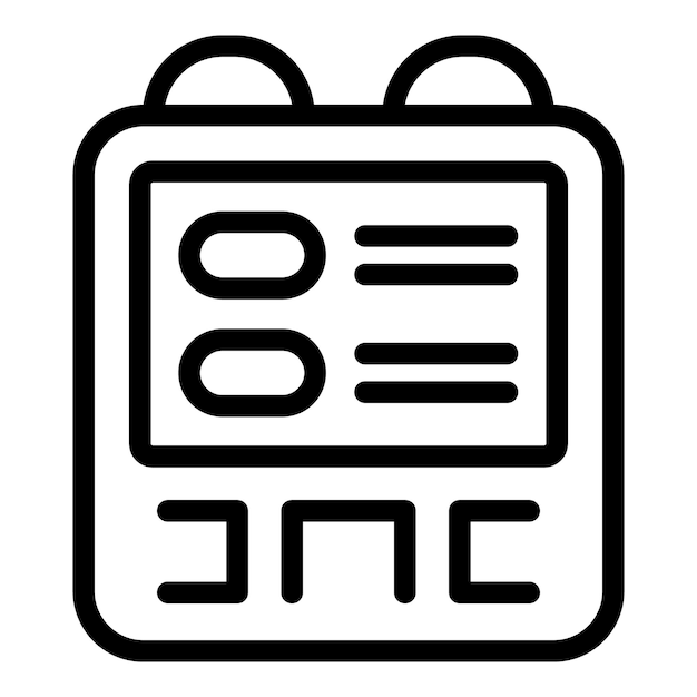 新しい近代的な技術を示すボタン付きの電子デバイス