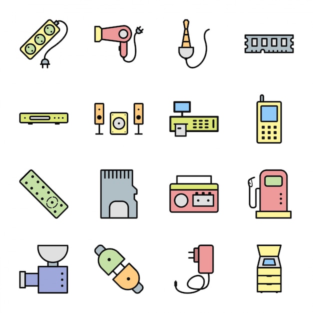 Electronic devices icons