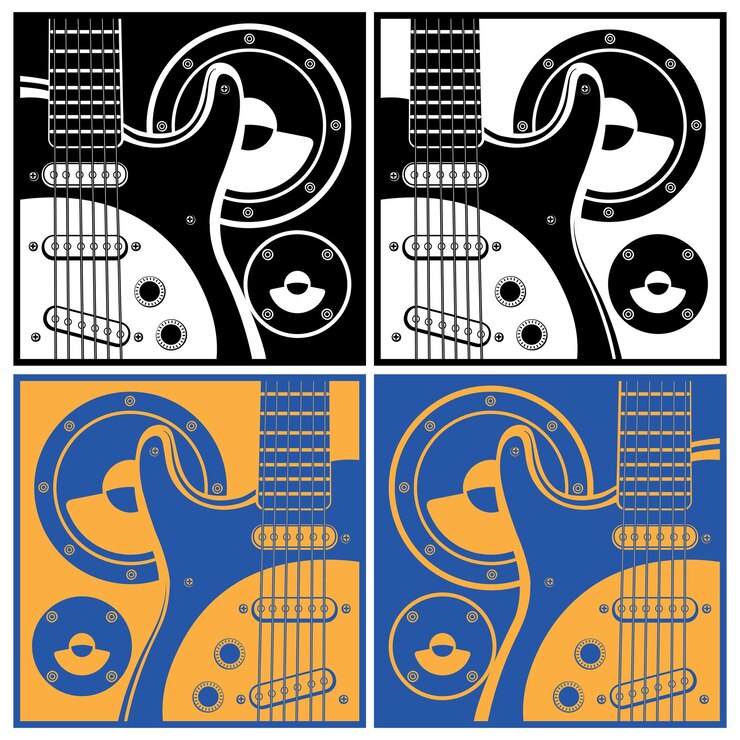 Vector electronic guitar and speaker systems
