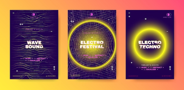 Electronic mesic flyers set