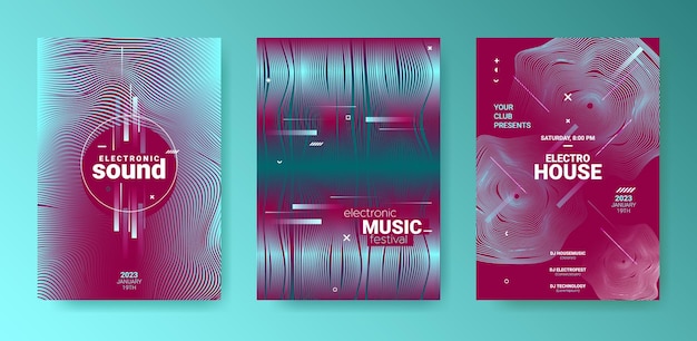 Electronic music covers set