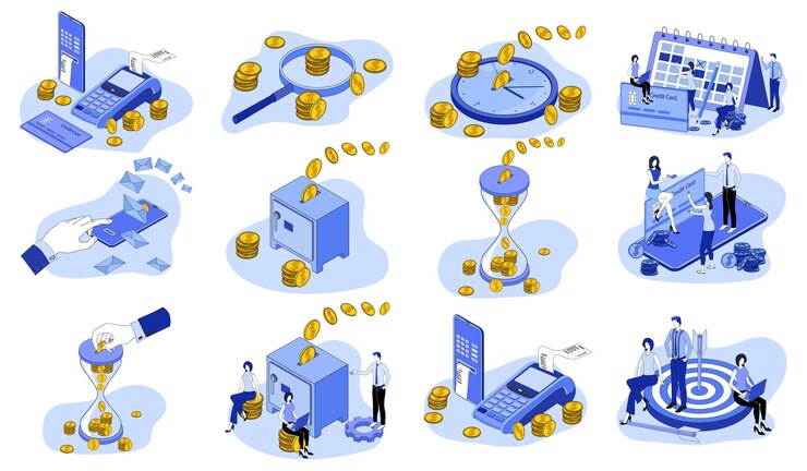 전자결제 은행 저축 시간 관리 온라인 결제 시간 돈