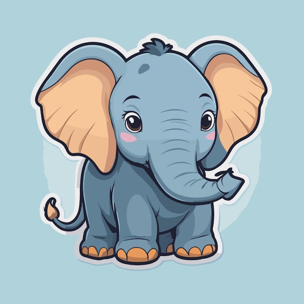 Elefant cartoon vector