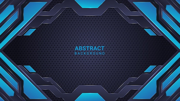 Elegant abstract background cyan and blue gradient style