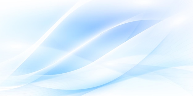 Elegant abstract blue wave background