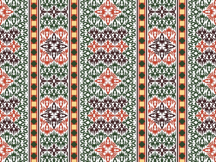 Vector elegant abstract ethnic background pattern