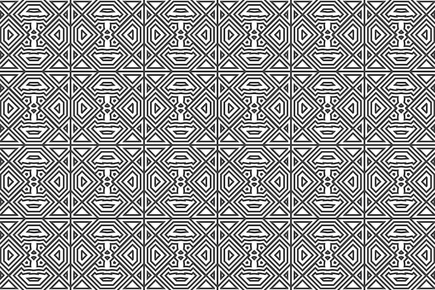 Elegant abstract geometric seamless lines pattern