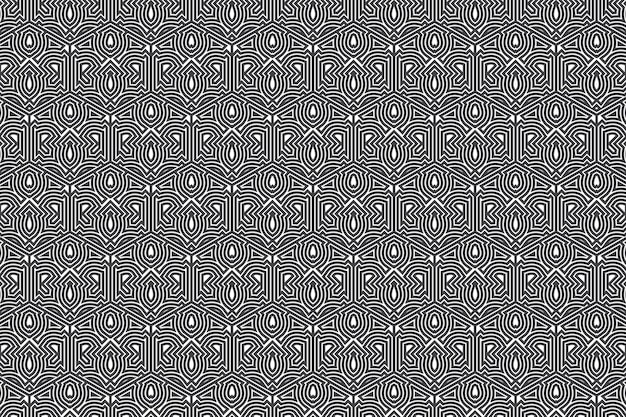 Elegant abstract geometric seamless lines pattern