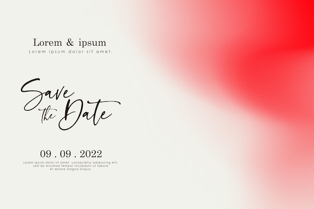 Elegant abstract gradient background. Wedding invitation card