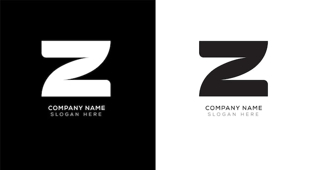 Elegante del design astratto del logo della lettera z