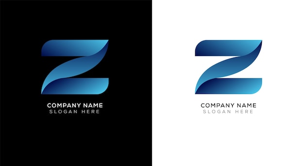 Elegant of abstract letter z logo design