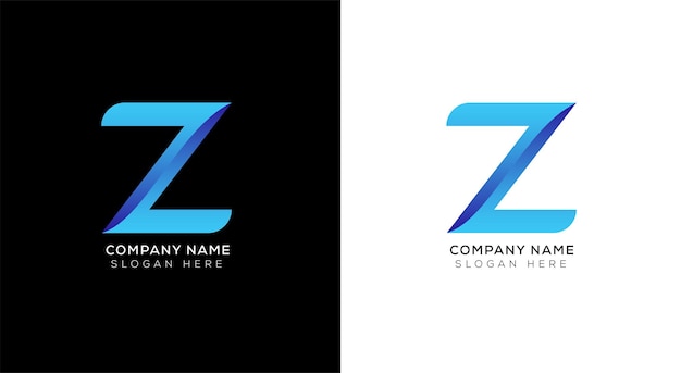 Elegant of abstract letter z logo design