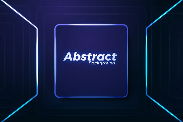 Elegant abstract neon backgroun