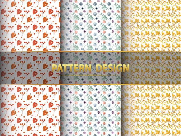 Vector elegant abstract organic seamless pattern design