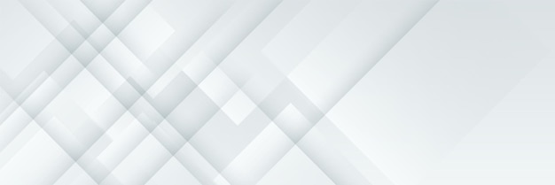 Vector elegant abstract white banner background with shiny lines