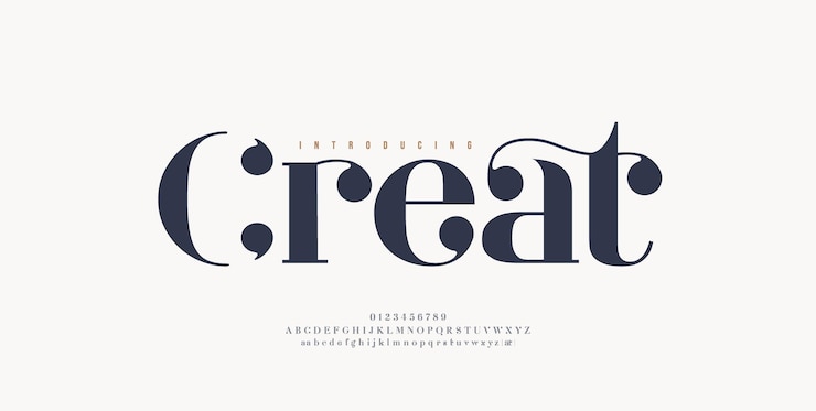 Vector elegant alfabet lettertype logo typografie schoonheid luxe lettertypen decoratieve bruiloft vintage retro logo's