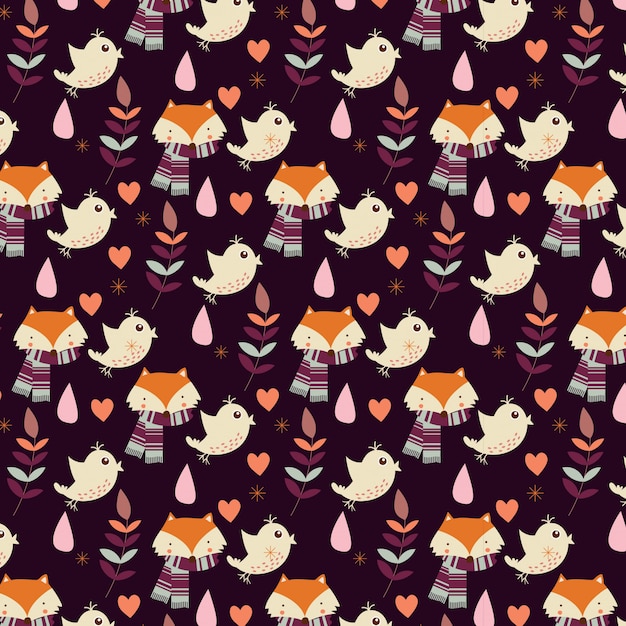 Elegant autumn pattern 