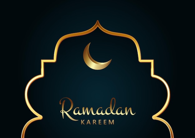 Ramadan Karemm을위한 우아한 배경 디자인