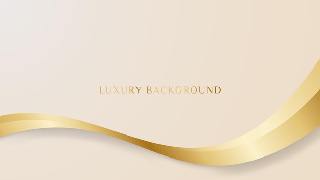 Элегантный фон с золотыми элементами линии реалистичная роскошная бумага в стиле 3d современная концепция