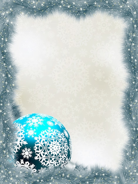 Vector elegant background with snowflakes.