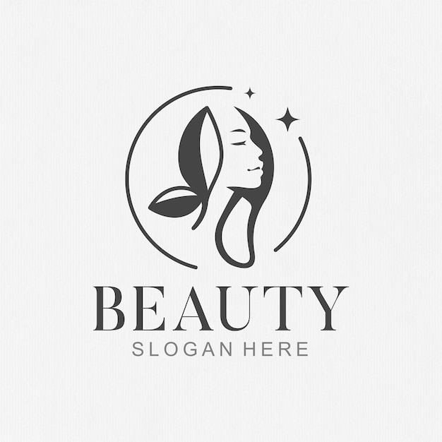 Elegant beauty logo design