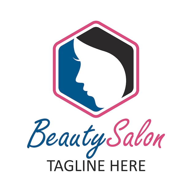 Elegante logo del salone di bellezza