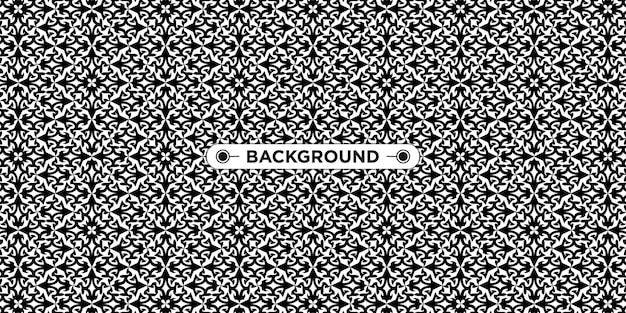 elegant black abstract background seamless pattern ethnic mandala