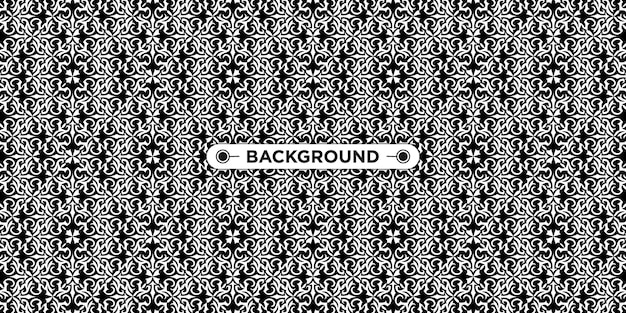 elegant black abstract background seamless pattern ethnic mandala