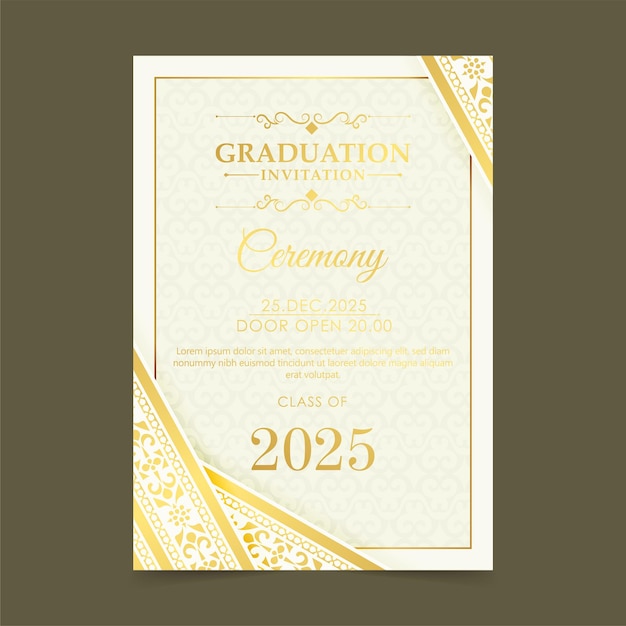 Vector elegant blue pattern style invitation