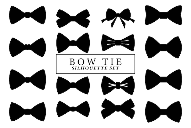 Elegant Bowtie Silhouettes Collection