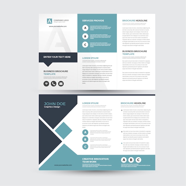 Vector elegant brochure