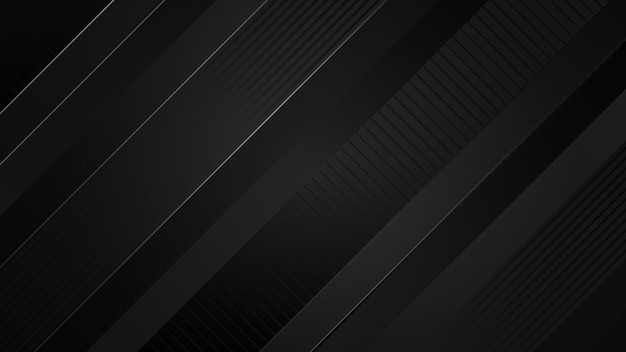 Elegant business black background with lines