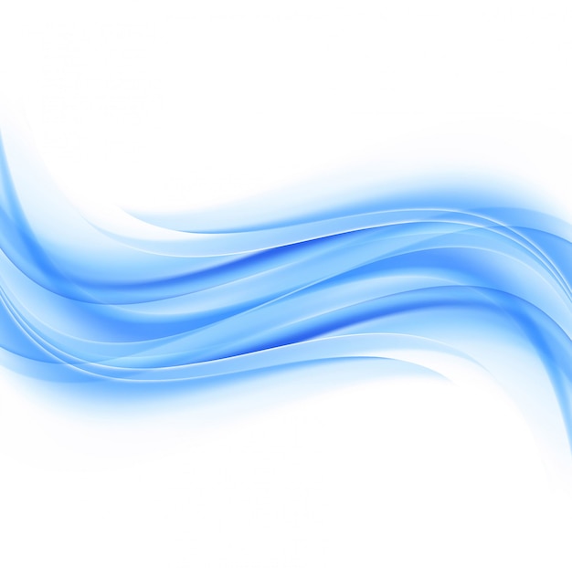 Vector elegant business blue wave background illustration