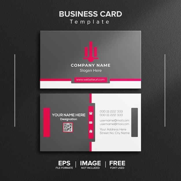 Elegant business card design template vector