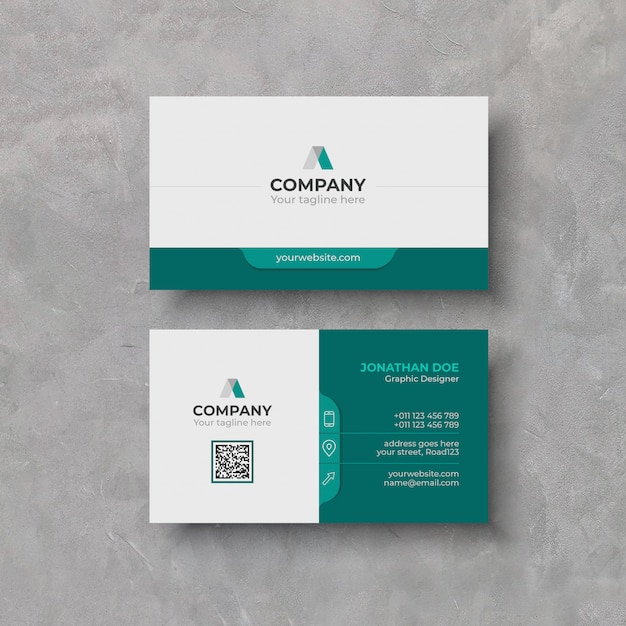 Vector elegant business card design template