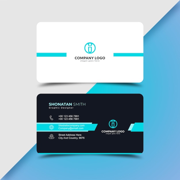 Elegant business card design template