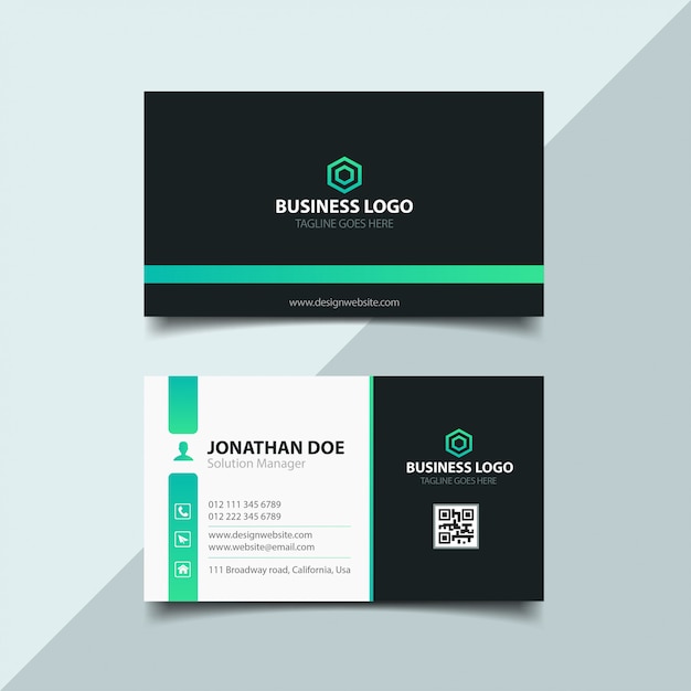 Elegant business card design