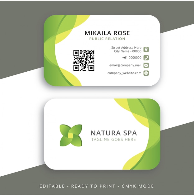 Elegant business card design