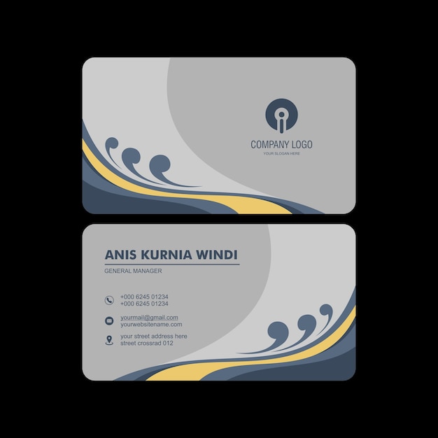 elegant business card template design