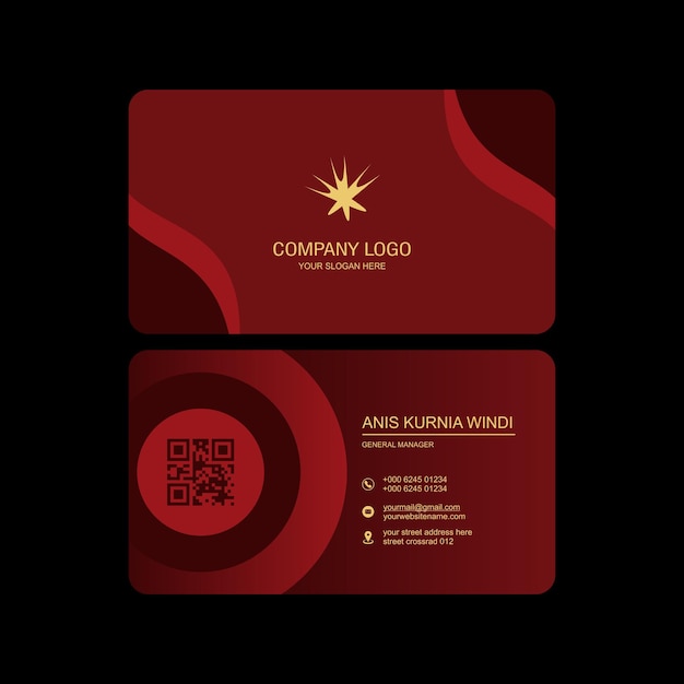 elegant business card template design