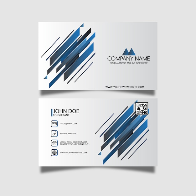 Vector elegant business card template