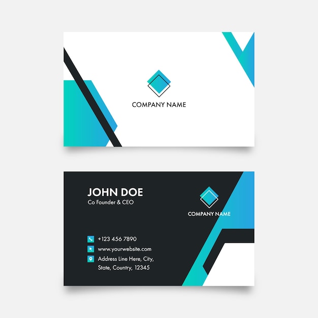 Elegant business card template