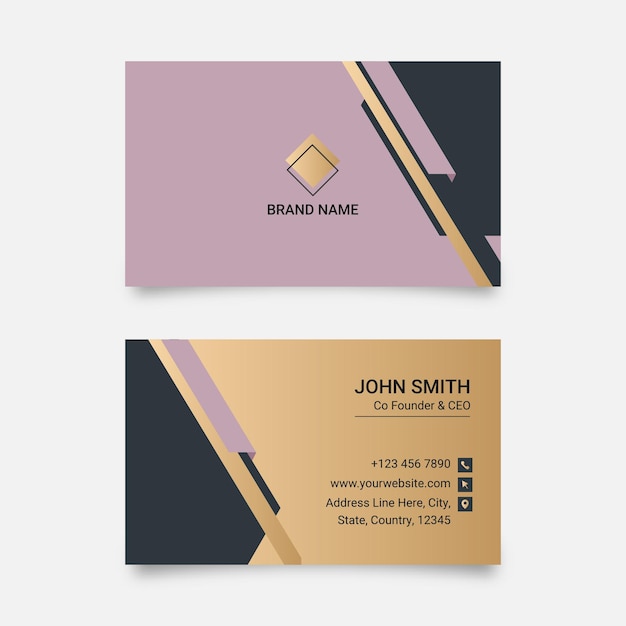 Elegant business card template